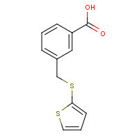 845266-20-8 3-(thiophen-2-ylsulfanylmethyl)benzoic acid chemical structure