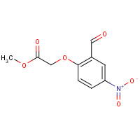 24582-00-1 methyl 2-(2-formyl-4-nitrophenoxy)acetate chemical structure