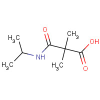 716362-41-3 2,2-dimethyl-3-oxo-3-(propan-2-ylamino)propanoic acid chemical structure