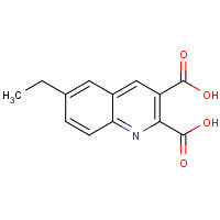 92513-46-7 6-ethylquinoline-2,3-dicarboxylic acid chemical structure