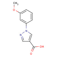 1177350-90-1 1-(3-methoxyphenyl)pyrazole-4-carboxylic acid chemical structure