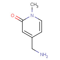 550369-61-4 4-(aminomethyl)-1-methylpyridin-2-one chemical structure
