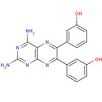 677297-51-7 3-[2,4-diamino-7-(3-hydroxyphenyl)pteridin-6-yl]phenol chemical structure