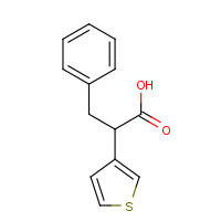 73812-11-0 3-phenyl-2-thiophen-3-ylpropanoic acid chemical structure