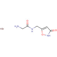 103871-75-6 2-amino-N-[(3-oxo-1,2-oxazol-5-yl)methyl]acetamide;hydrobromide chemical structure