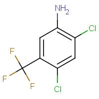 320-53-6 2,4-dichloro-5-(trifluoromethyl)aniline chemical structure