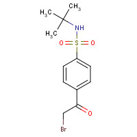 204389-57-1 4-(2-bromoacetyl)-N-tert-butylbenzenesulfonamide chemical structure