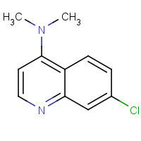 22072-07-7 7-chloro-N,N-dimethylquinolin-4-amine chemical structure