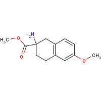 771431-06-2 methyl 2-amino-6-methoxy-3,4-dihydro-1H-naphthalene-2-carboxylate chemical structure