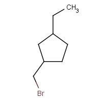 1518002-77-1 1-(bromomethyl)-3-ethylcyclopentane chemical structure