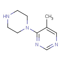 1443210-25-0 5-methyl-4-piperazin-1-ylpyrimidine chemical structure