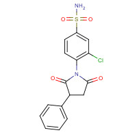 30279-49-3 3-chloro-4-(2,5-dioxo-3-phenylpyrrolidin-1-yl)benzenesulfonamide chemical structure