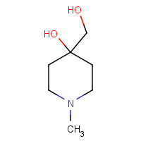 112197-75-8 4-(hydroxymethyl)-1-methylpiperidin-4-ol chemical structure