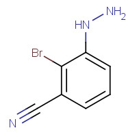 1256590-08-5 2-bromo-3-hydrazinylbenzonitrile chemical structure