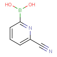 1164100-80-4 (6-cyanopyridin-2-yl)boronic acid chemical structure