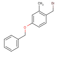 1253188-89-4 1-(bromomethyl)-2-methyl-4-phenylmethoxybenzene chemical structure