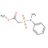 117765-67-0 methyl 2-[methyl(phenyl)sulfamoyl]acetate chemical structure