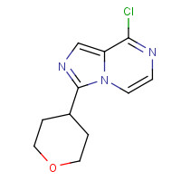 1419223-92-9 8-chloro-3-(oxan-4-yl)imidazo[1,5-a]pyrazine chemical structure