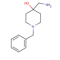 23804-68-4 4-(aminomethyl)-1-benzylpiperidin-4-ol chemical structure