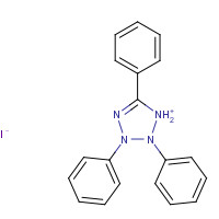 13014-90-9 2,3,5-triphenyl-1H-tetrazol-1-ium;iodide chemical structure