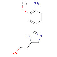 878156-43-5 2-[2-(4-amino-3-methoxyphenyl)-1H-imidazol-5-yl]ethanol chemical structure