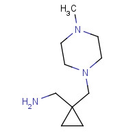 1015846-52-2 [1-[(4-methylpiperazin-1-yl)methyl]cyclopropyl]methanamine chemical structure