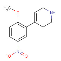 648901-31-9 4-(2-methoxy-5-nitrophenyl)-1,2,3,6-tetrahydropyridine chemical structure