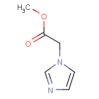 25023-22-7 methyl 2-imidazol-1-ylacetate chemical structure