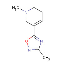 114724-56-0 3-methyl-5-(1-methyl-3,6-dihydro-2H-pyridin-5-yl)-1,2,4-oxadiazole chemical structure