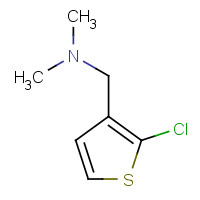 59906-32-0 1-(2-chlorothiophen-3-yl)-N,N-dimethylmethanamine chemical structure