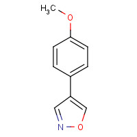 37928-11-3 4-(4-methoxyphenyl)-1,2-oxazole chemical structure