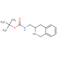 885273-85-8 tert-butyl N-(1,2,3,4-tetrahydroisoquinolin-3-ylmethyl)carbamate chemical structure