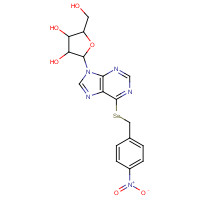40144-12-5 2-(hydroxymethyl)-5-[6-[(4-nitrophenyl)methylselanyl]purin-9-yl]oxolane-3,4-diol chemical structure