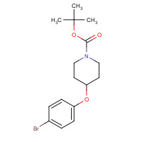 308386-38-1 tert-butyl 4-(4-bromophenoxy)piperidine-1-carboxylate chemical structure