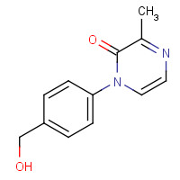 1431734-89-2 1-[4-(hydroxymethyl)phenyl]-3-methylpyrazin-2-one chemical structure