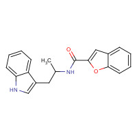 920455-12-5 N-[1-(1H-indol-3-yl)propan-2-yl]-1-benzofuran-2-carboxamide chemical structure