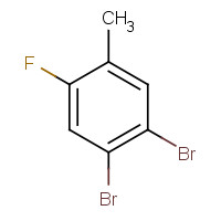 202982-77-2 1,2-dibromo-4-fluoro-5-methylbenzene chemical structure