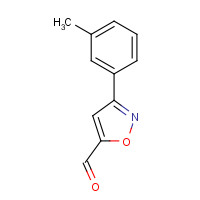 885273-54-1 3-(3-methylphenyl)-1,2-oxazole-5-carbaldehyde chemical structure