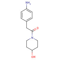 872404-78-9 2-(4-aminophenyl)-1-(4-hydroxypiperidin-1-yl)ethanone chemical structure