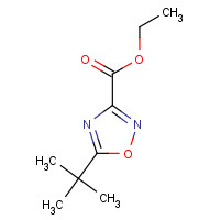 158154-63-3 ethyl 5-tert-butyl-1,2,4-oxadiazole-3-carboxylate chemical structure
