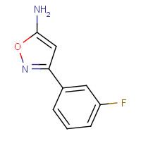119162-50-4 3-(3-fluorophenyl)-1,2-oxazol-5-amine chemical structure