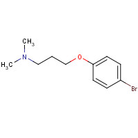 76579-64-1 3-(4-bromophenoxy)-N,N-dimethylpropan-1-amine chemical structure