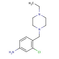 853298-98-3 3-chloro-4-[(4-ethylpiperazin-1-yl)methyl]aniline chemical structure