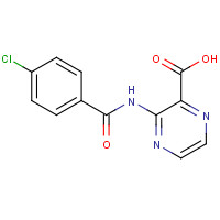 294853-37-5 3-[(4-chlorobenzoyl)amino]pyrazine-2-carboxylic acid chemical structure