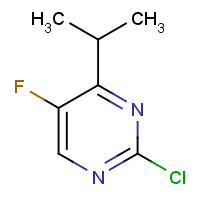 1463484-25-4 2-chloro-5-fluoro-4-propan-2-ylpyrimidine chemical structure