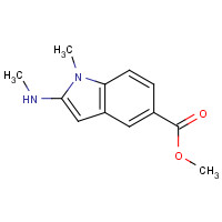 681860-25-3 methyl 1-methyl-2-(methylamino)indole-5-carboxylate chemical structure