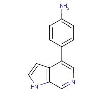 1357094-59-7 4-(1H-pyrrolo[2,3-c]pyridin-4-yl)aniline chemical structure