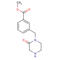 1140241-72-0 methyl 3-[(2-oxopiperazin-1-yl)methyl]benzoate chemical structure
