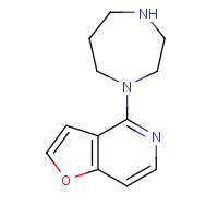 845885-87-2 4-(1,4-diazepan-1-yl)furo[3,2-c]pyridine chemical structure