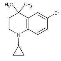 345964-68-3 6-bromo-1-cyclopropyl-4,4-dimethyl-2,3-dihydroquinoline chemical structure